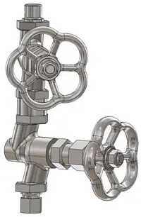 Zdvojený odkalovací ventil PN320