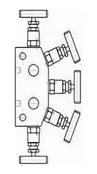 Ventilová souprava pěticestná