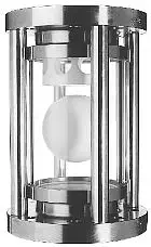 Průhledítko přírubové s PTFE kuličkou podle DIN 28121 