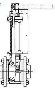 Kulový kohout přivařovací