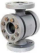 Průhledítko přírubové podle DIN - vysokotlaké provedení