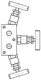Ventilová souprava dvou-pěticestná