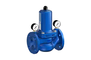 Flanged pressure reducing valve