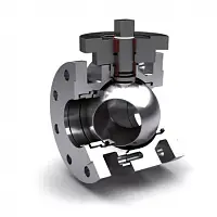 Kulový kohout s keramickým vnitřním vybavením