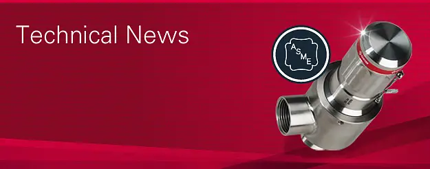 Další ventily Goetze jsou certifikované podle ASME