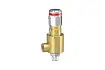 High-pressure safety valve for oxygen