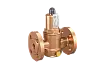 Overflow and pressure control valve