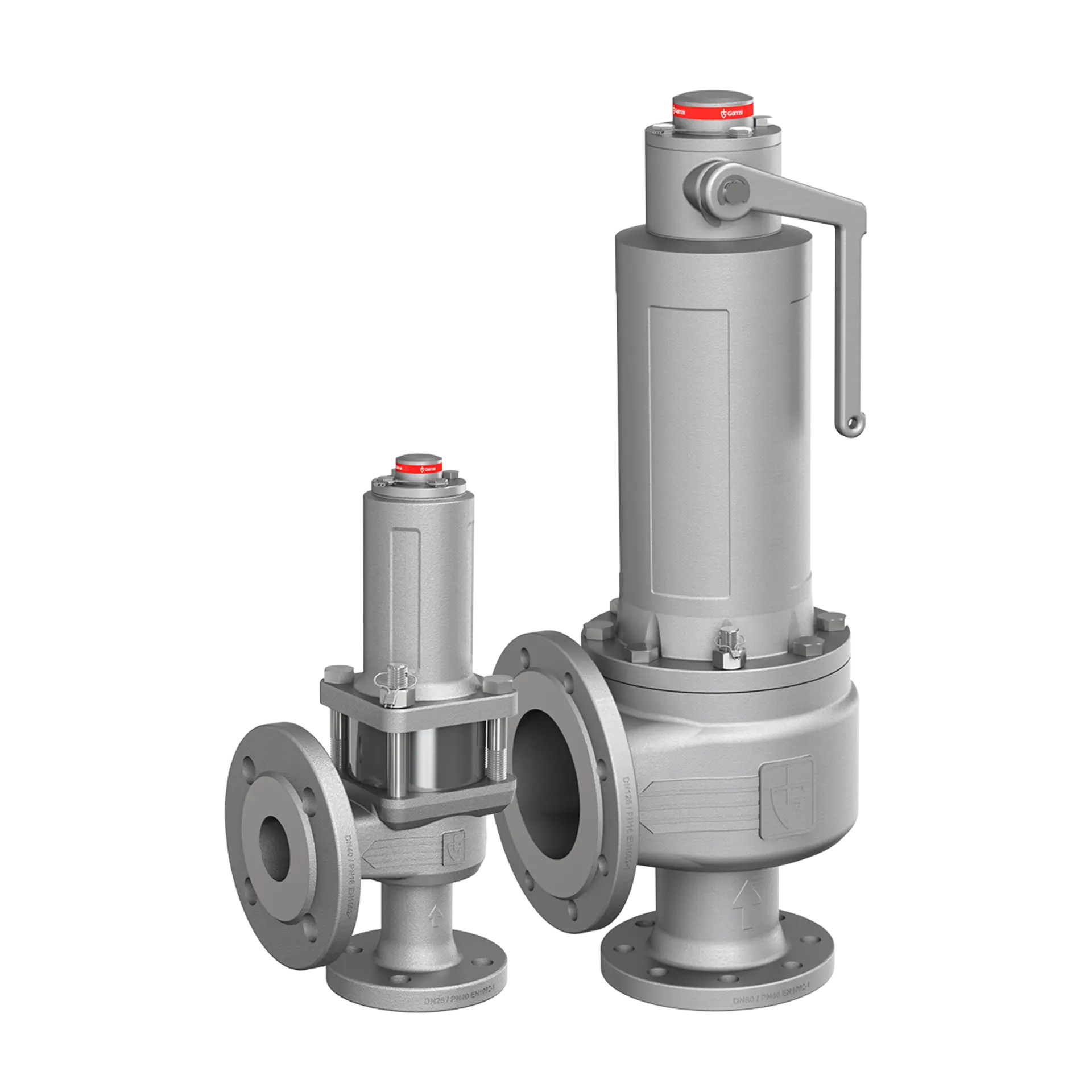 Type test approved flange safety valves for industrial applications