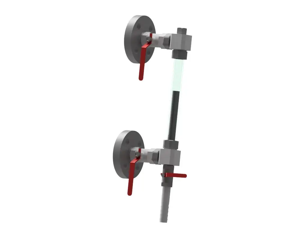 Přírubové provedení s odkalovacím ventilem